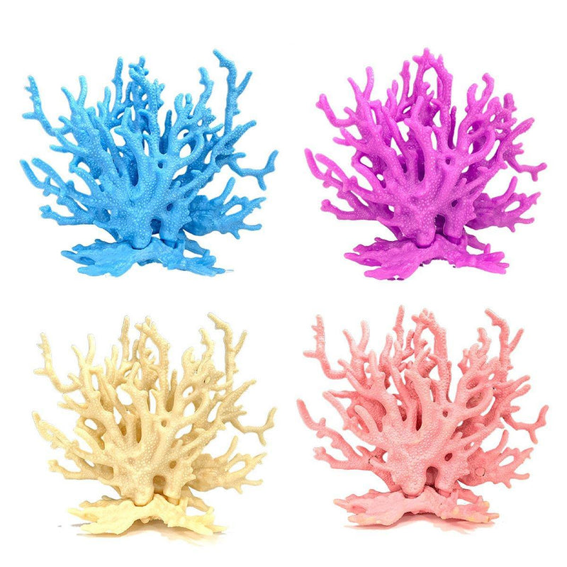 Soft Coral Realistic Water Plants Aquarium Decoration Pink