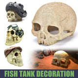 Artificial Fake Skull Aquarium - Hat