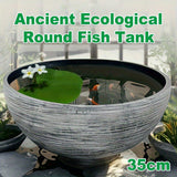 Ancient Fish Tank Lotus Flower Pot Decorative Planter