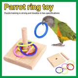 Parrot Chew Toys Interactive Bird Training Rings