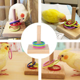 Parrot Chew Toys Interactive Bird Training Rings
