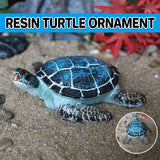 Resin Sea Turtle Aquarium Ornament