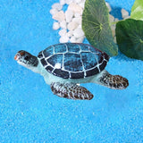 Resin Sea Turtle Aquarium Ornament
