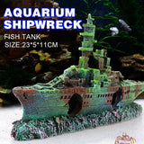 Aquarium Shipwreck Ship for Fish Tank