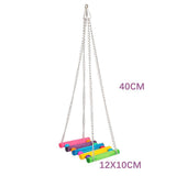 5PCS Hanging Parrot Toys Set with Swings and Ladders