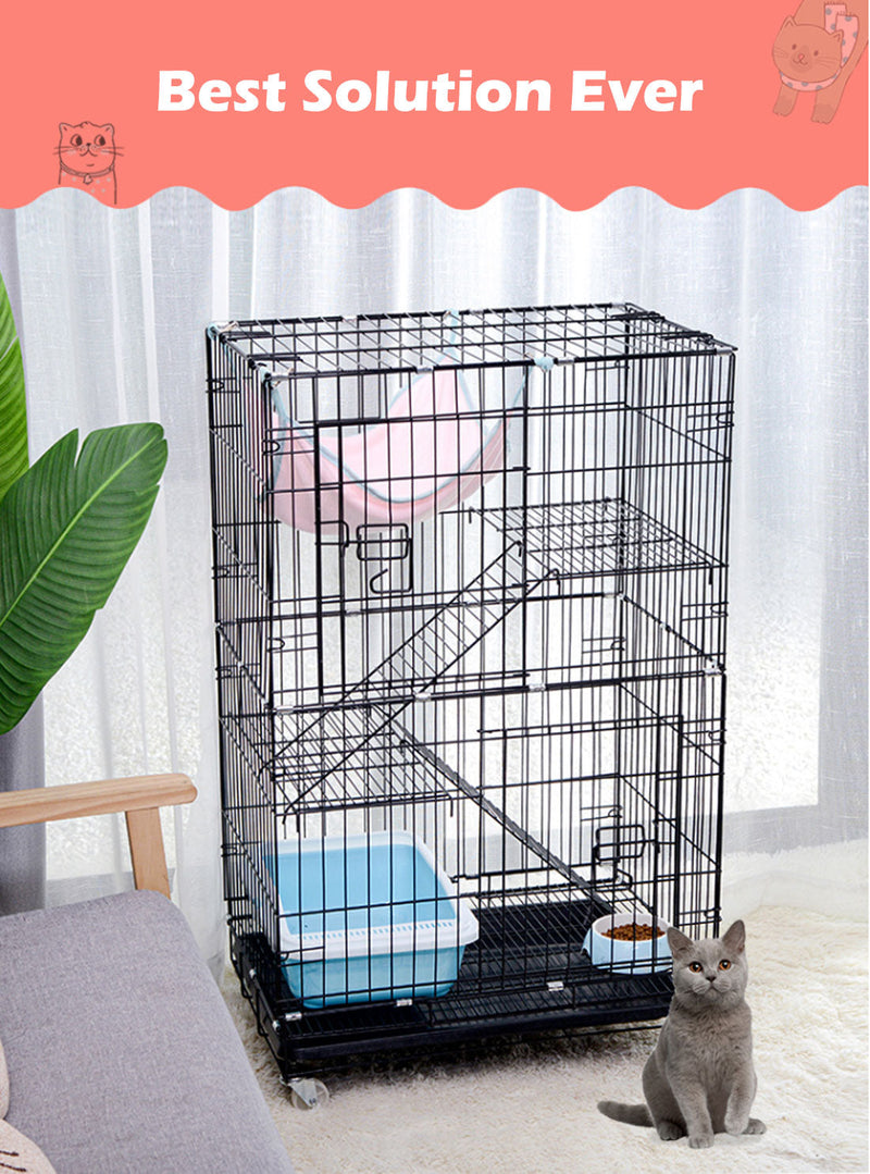3 Level Pet Cage Castor XL