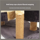 Natural Solid Wood Cat Climbing Frame 50*33*53CM