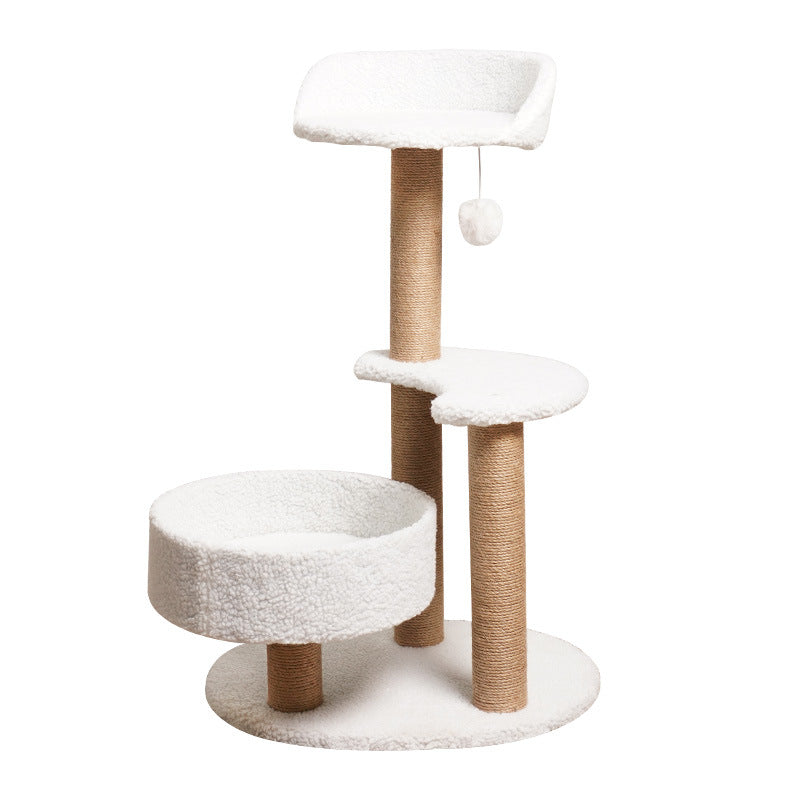 Modern Cat Tree Tower with Scratching Posts and Cozy Perches
