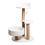 Modern Cat Tree Tower with Scratching Posts and Cozy Perches