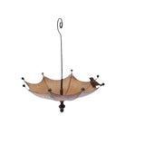 Metal Hanging Umbrella-Shaped Bird Feeder