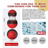 Red Interactive Dog Slow Feeder Toy