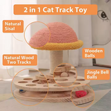 Large Cat Scratching Post with Ball Track