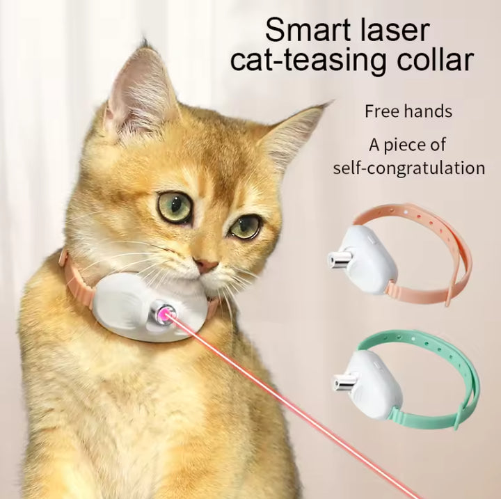 Laser Pointer Collar for Cats – Two Play Modes