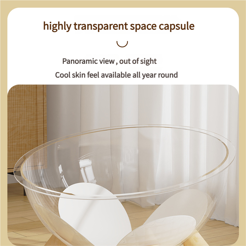 Luxury Transparent Cat Bed