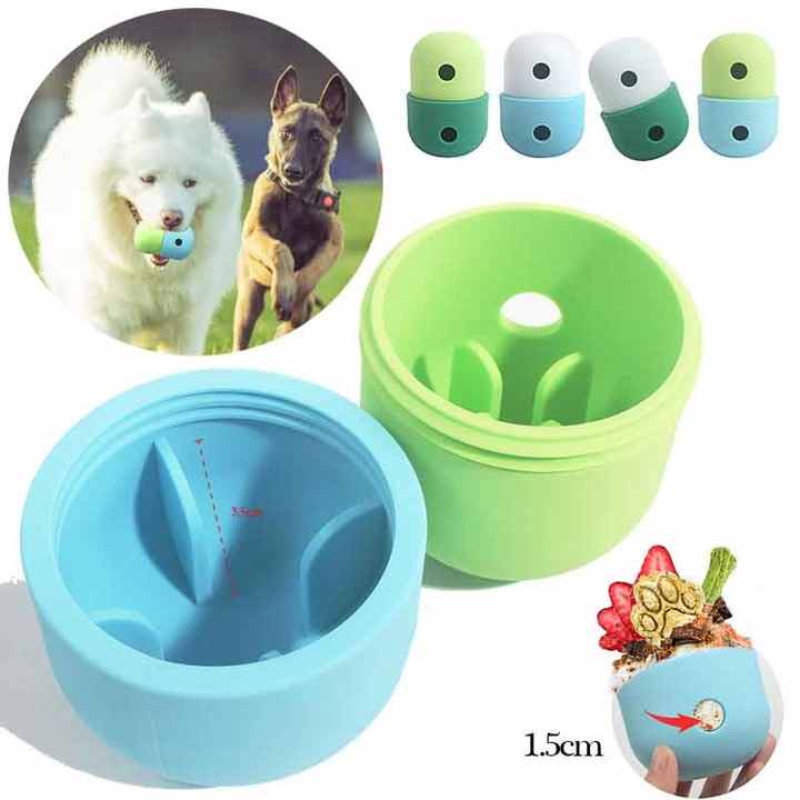 Interactive Pet Treat Dispensing Ball for Dogs