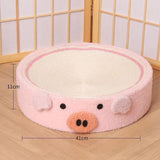 Pig Cat Scratching Post and Lounger - 41cm
