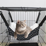 Cat Cage Hammock Blue star