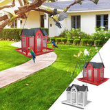 Charming House-Shaped Hanging Bird Feeder