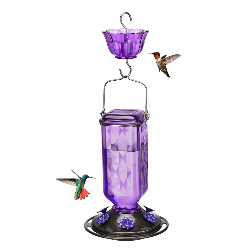 Purple Elegant Hanging Hummingbird Feeder