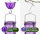 Green Elegant Hanging Hummingbird Feeder