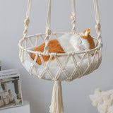 Pet Hammock for Cats with Wooden Beads