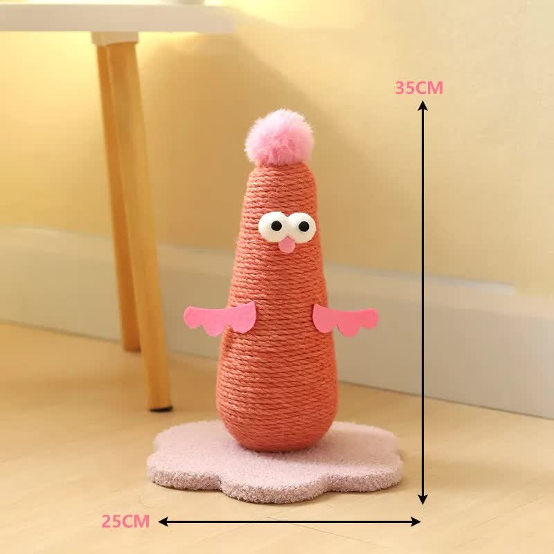 Pink Adorable Chick Cat Scratching Post