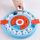 Green Interactive Pet Puzzle Feeder Toy