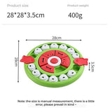 Green Interactive Pet Puzzle Feeder Toy