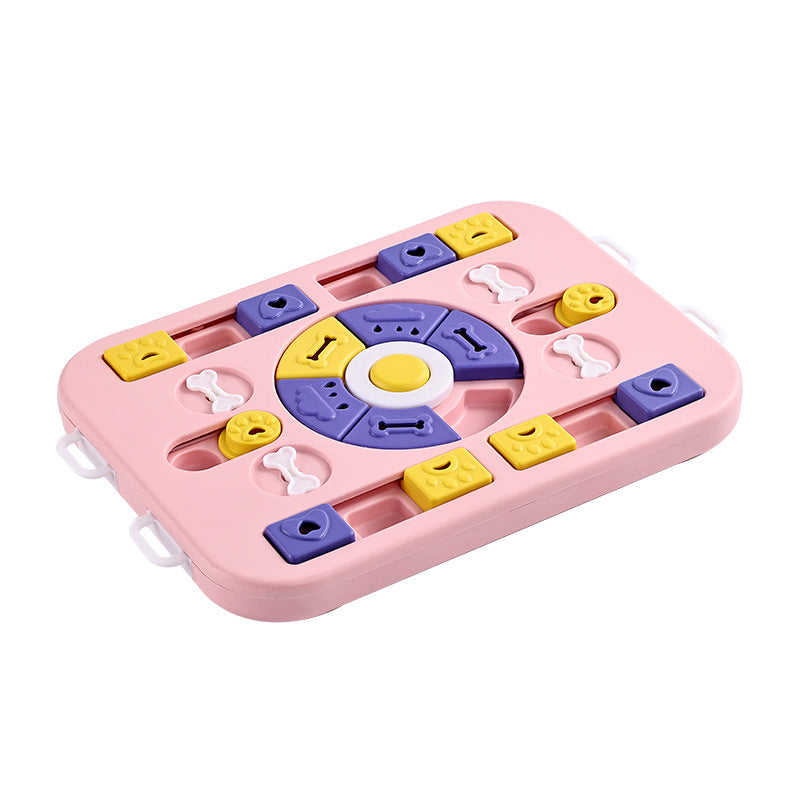 Pink Advanced Interactive Dog Puzzle Toy