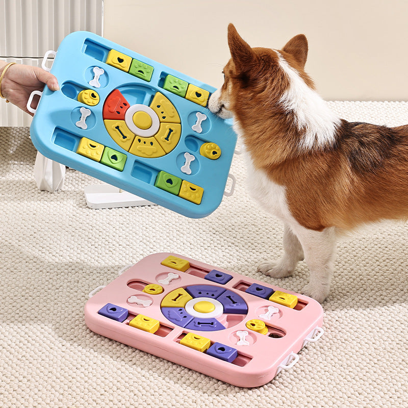 Pink Advanced Interactive Dog Puzzle Toy
