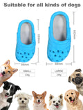 Size L Blue Tough Slipper Dog Chew Toy
