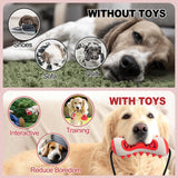 Yellow Interactive Dog Suction Cup Tug Toy