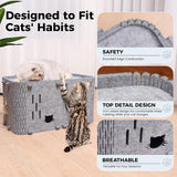 Foldable Felt Cat House for Cats and Small Dogs