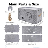 Foldable Felt Cat House for Cats and Small Dogs