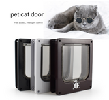 4-Way Locking Pet Flap Door for Cats and Small Dogs