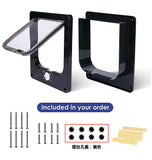 4-Way Locking Flap Door for Cats and Small Dogs