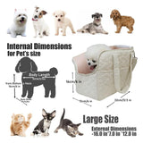 Grey Pet Carrier Bag - for Cats and Small Dogs