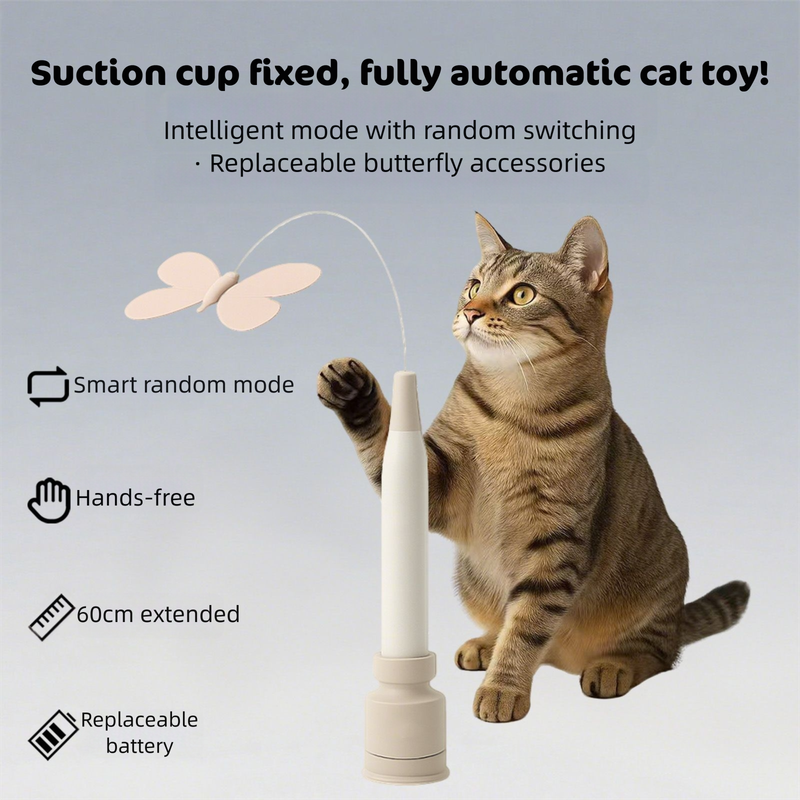 Automatic Interactive Butterfly Cat Toy
