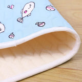 2-Pack Blue Fish Pet Summer Cooling Latex Pad