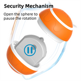 Orange Durable TPU Smart Interactive Electric Pet Toy Ball