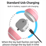 Orange Durable TPU Smart Interactive Electric Pet Toy Ball