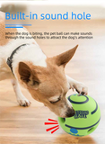 2 Pack Interactive Dog Giggle Ball Set Green Wobble Sound Toy & White Glow in the Dark Luminous Ball