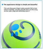 2 Pack Interactive Dog Giggle Ball Set Green Wobble Sound Toy & White Glow in the Dark Luminous Ball