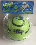 2 Pack Interactive Dog Giggle Ball Toy Wobble Sound Fetch Toy