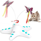 Starfish Butterfly Cat Teaser Toys